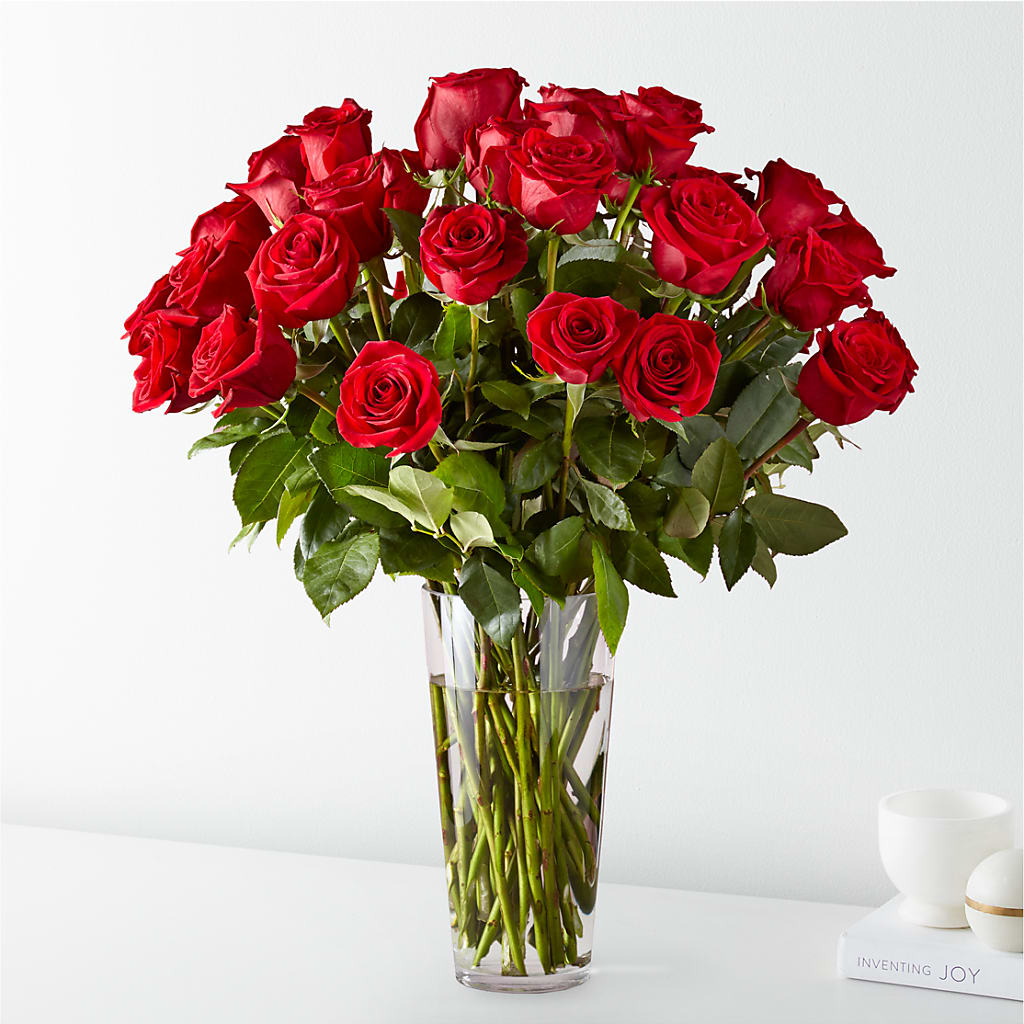 Long Stem Red Rose Bouquet – Garden City Florist, Arlington VA