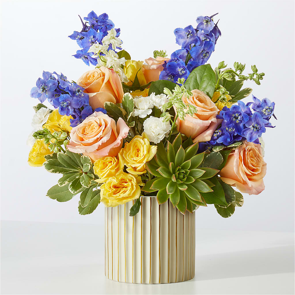 Cobalt Reverie Bouquet – Garden City Florist, Arlington VA