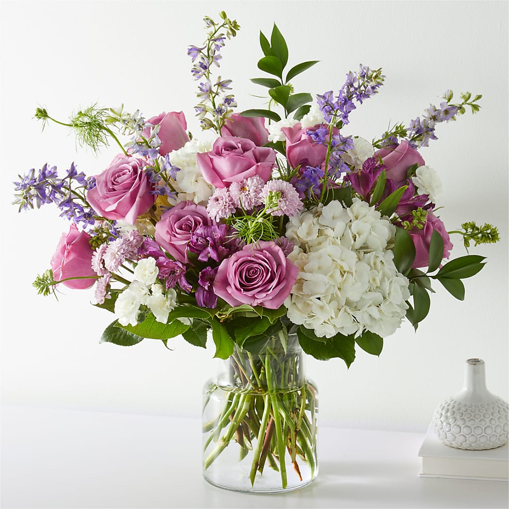Violet Caress Bouquet – Garden City Florist, Arlington VA