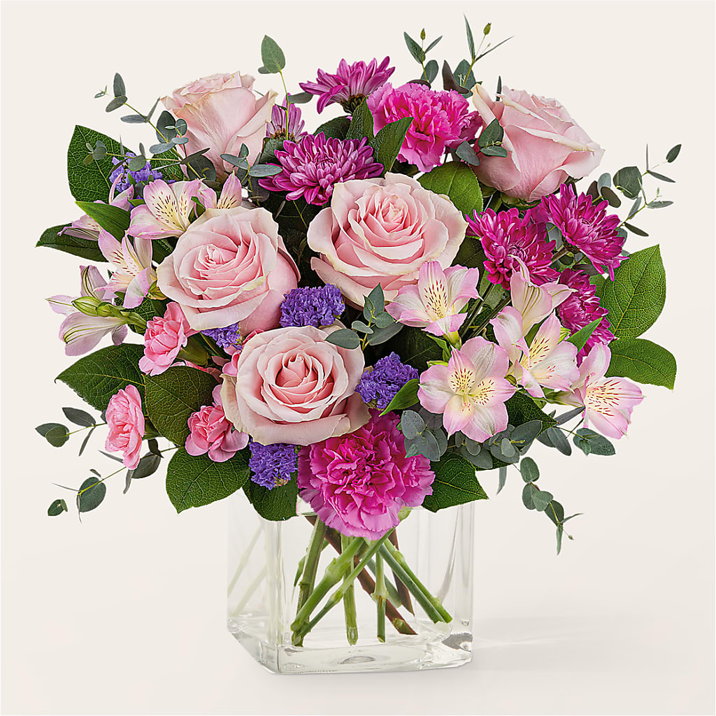 Rosy Radiance Bouquet – Garden City Florist, Arlington VA