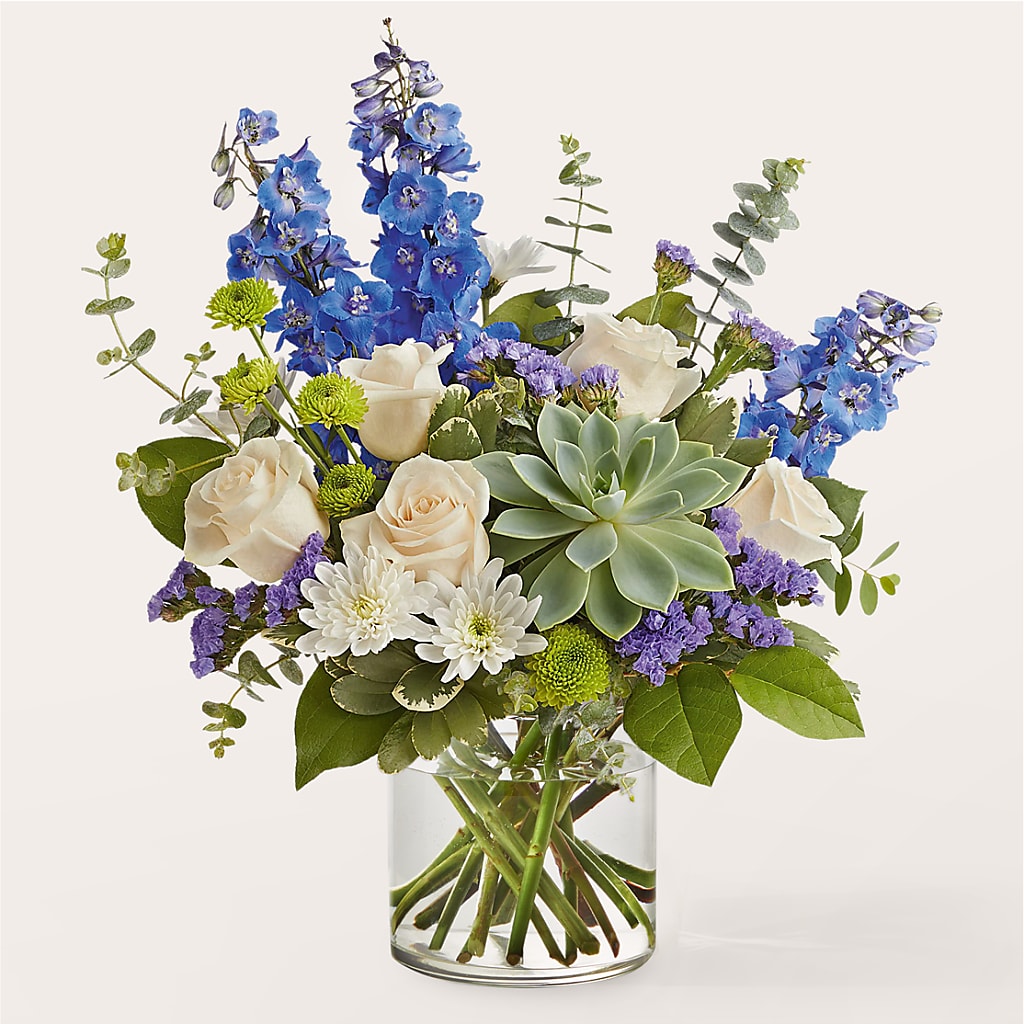Cerulean Waves Bouquet – Garden City Florist, Arlington VA