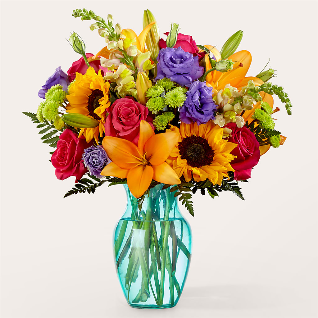 Double Rainbow Bouquet – Garden City Florist, Arlington VA