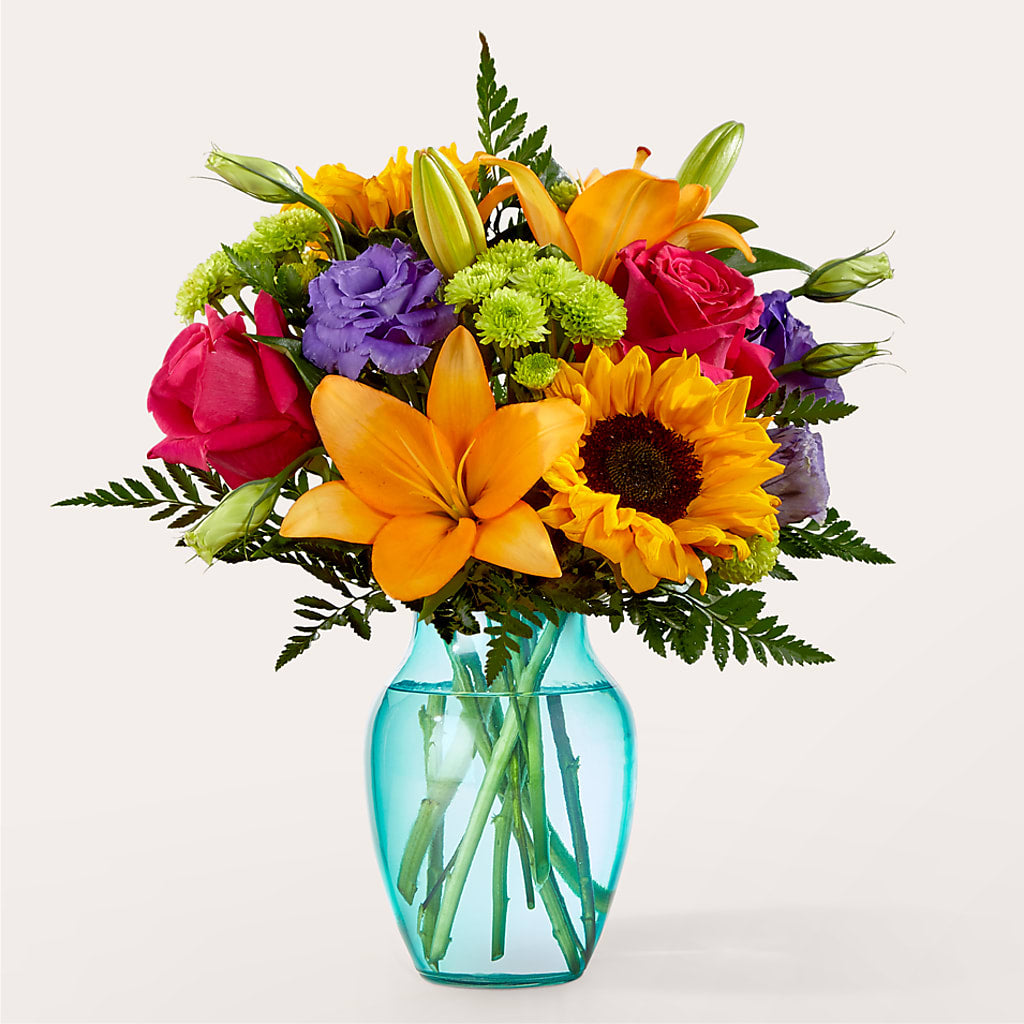 Double Rainbow Bouquet – Garden City Florist, Arlington VA