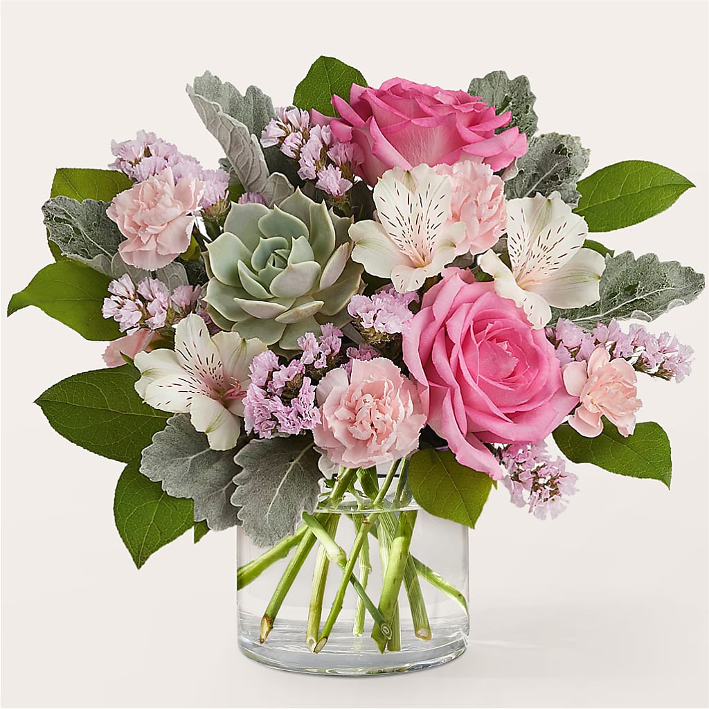 Dusty Rose Bouquet – Garden City Florist, Arlington VA