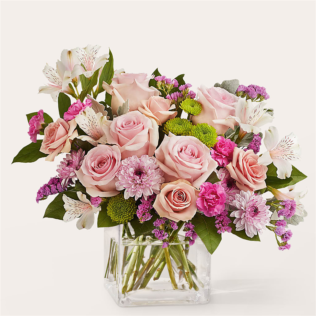 Pink Suede Bouquet – Garden City Florist, Arlington VA