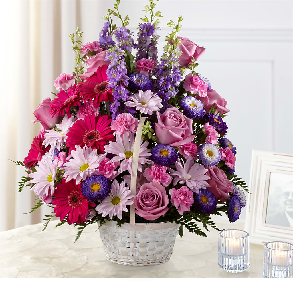 Pastel Peace Basket – Garden City Florist, Arlington VA