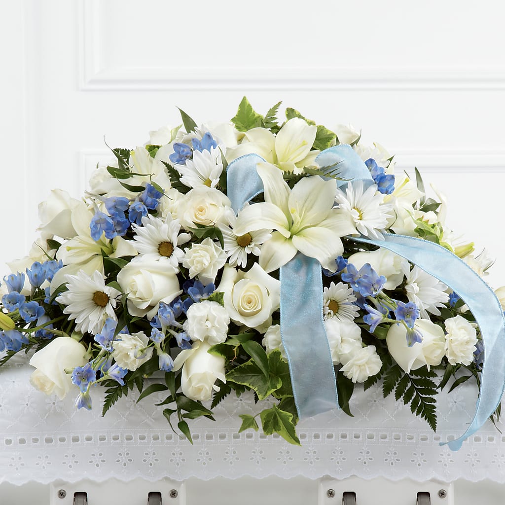 Tender Treasure Casket Spray – Garden City Florist, Arlington VA