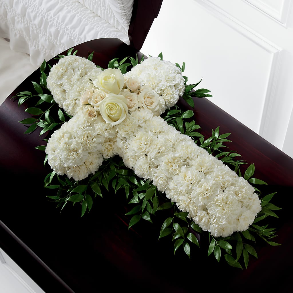 Peaceful Memories Casket Spray (Standard) – Garden City Florist, Arlington VA
