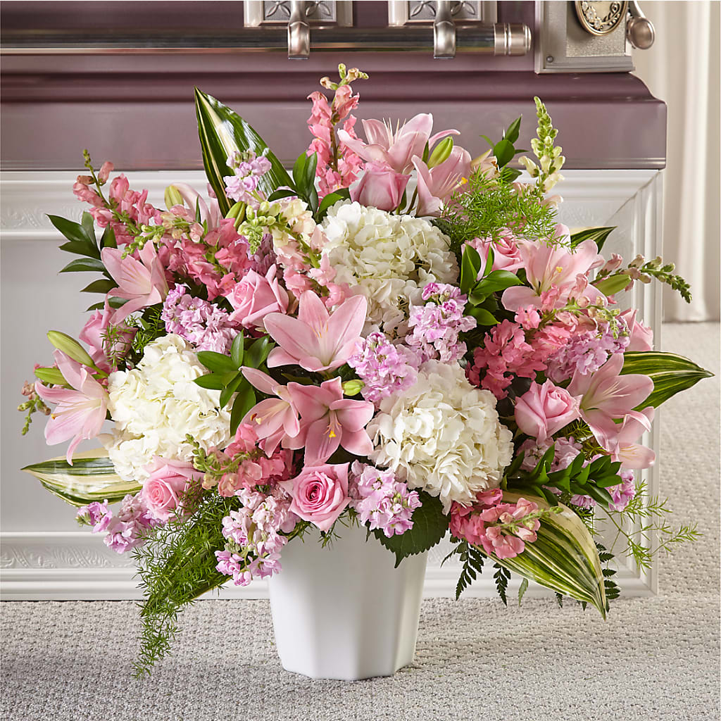 Simply Serene Floor Basket – Garden City Florist, Arlington VA