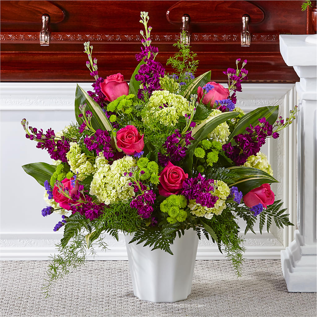 Beautiful Horizons Floor Basket – Garden City Florist, Arlington VA