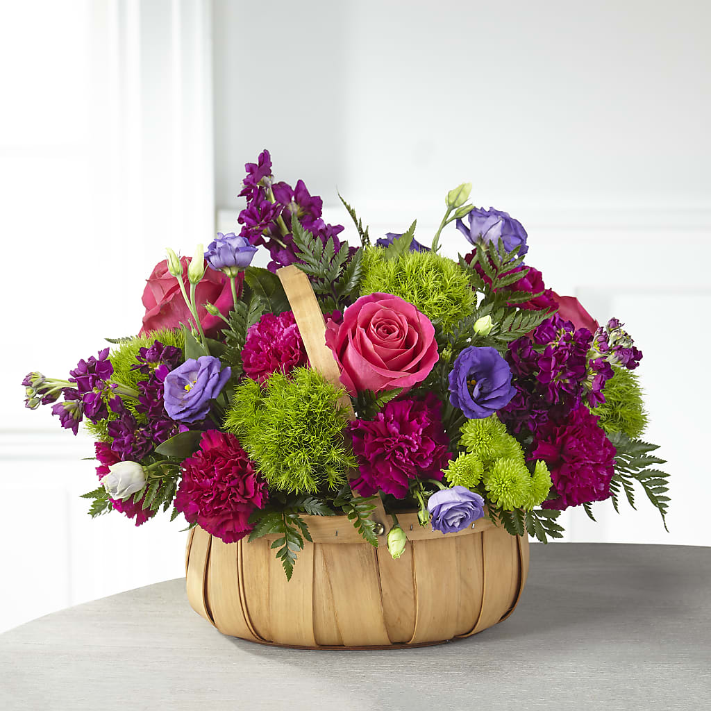 Serene Sanctuary Basket – Garden City Florist, Arlington VA