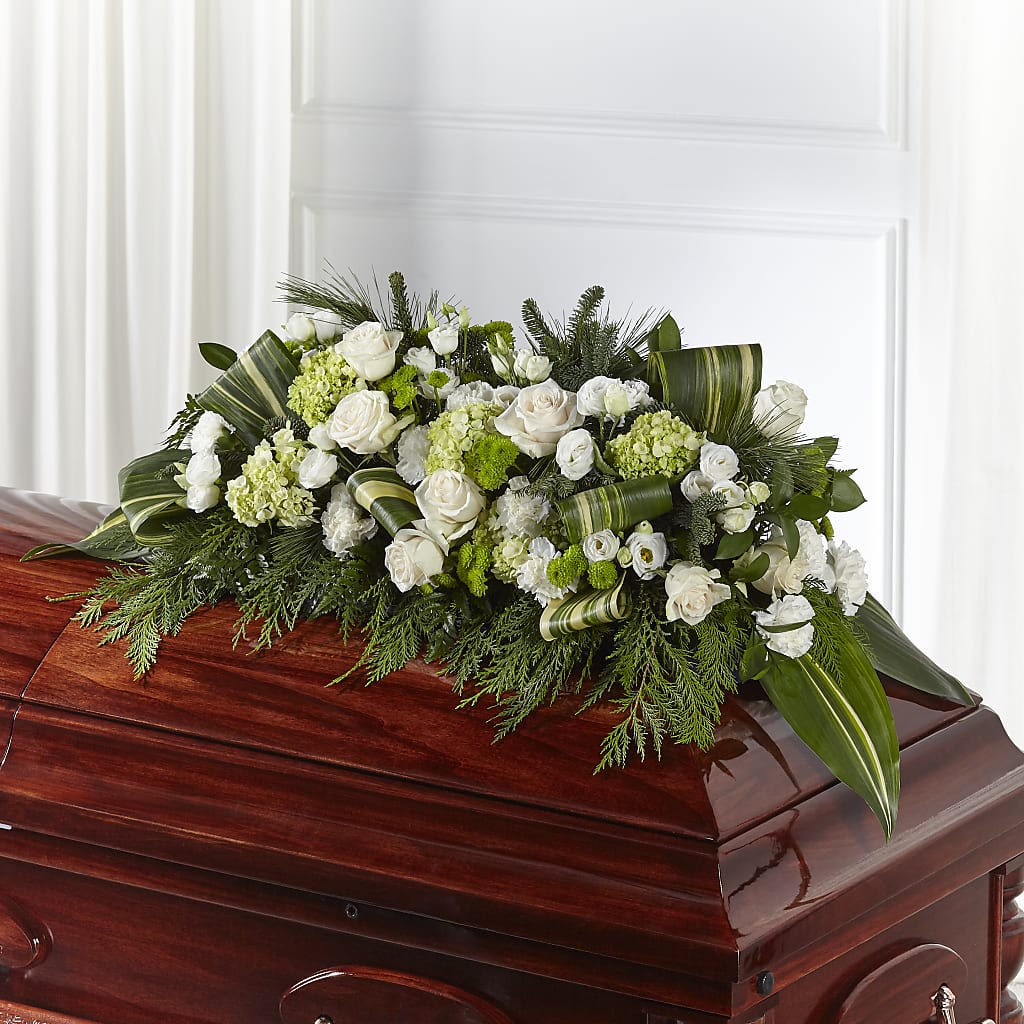 Hopeful Gesture Casket Spray – Garden City Florist, Arlington VA
