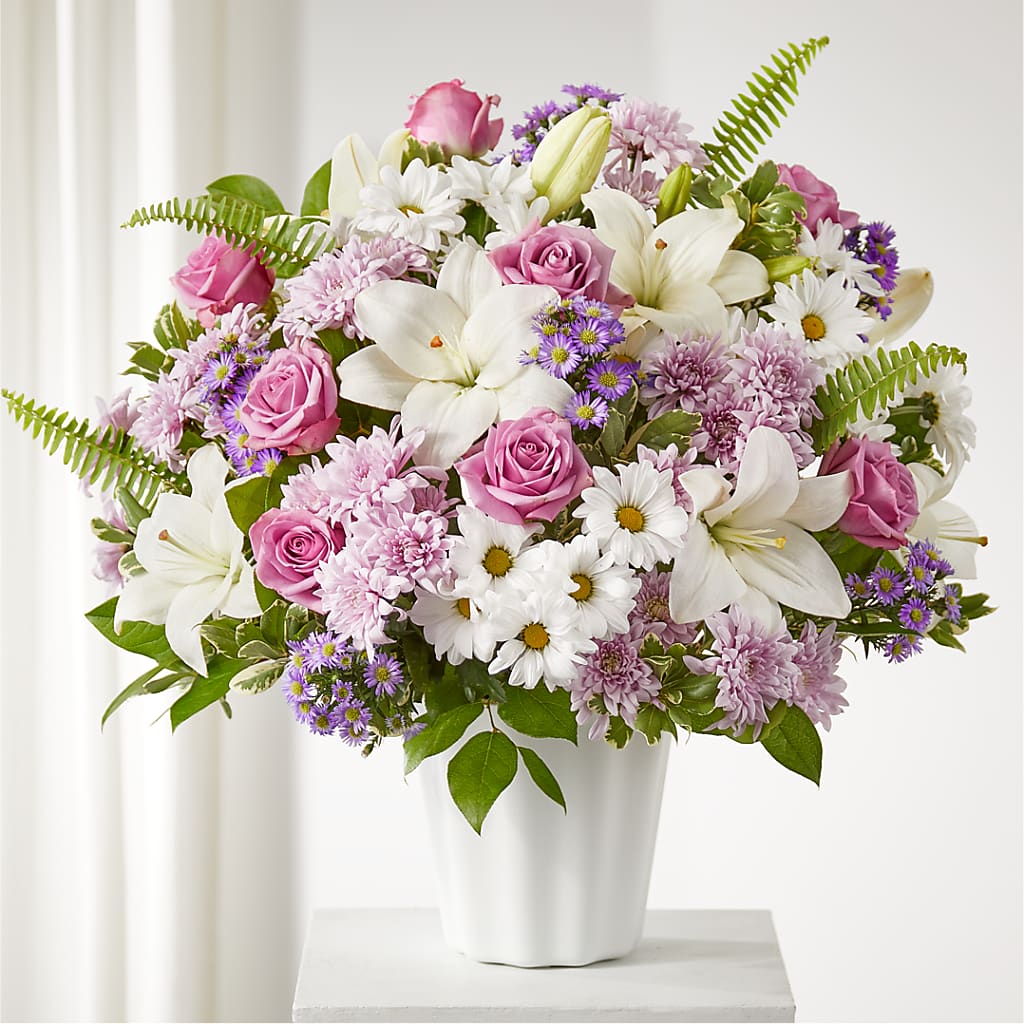 Warmest Thoughts Tabletop Basket – Garden City Florist, Arlington VA