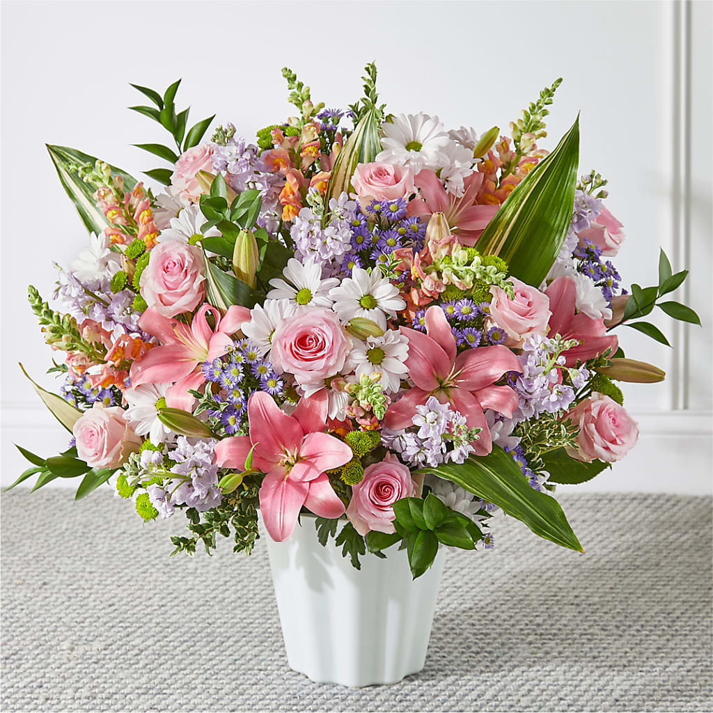 Abundant Compassion Floor Basket – Garden City Florist, Arlington VA