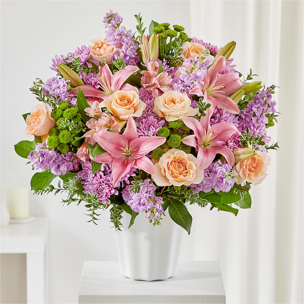 Supportive Embrace Tabletop Basket – Garden City Florist, Arlington VA