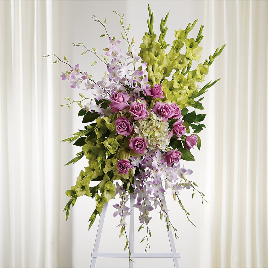 Lasting Legacy Standing Spray – Garden City Florist, Arlington VA