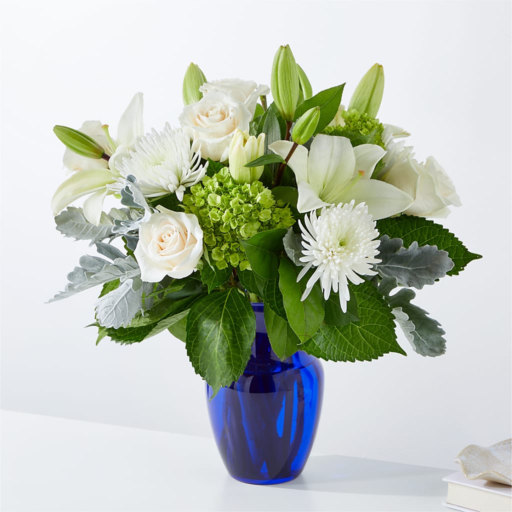 Snowy Dreams Bouquet – Garden City Florist, Arlington VA
