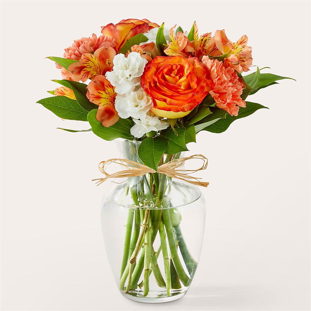Apricot Glow Bouquet – Garden City Florist, Arlington VA