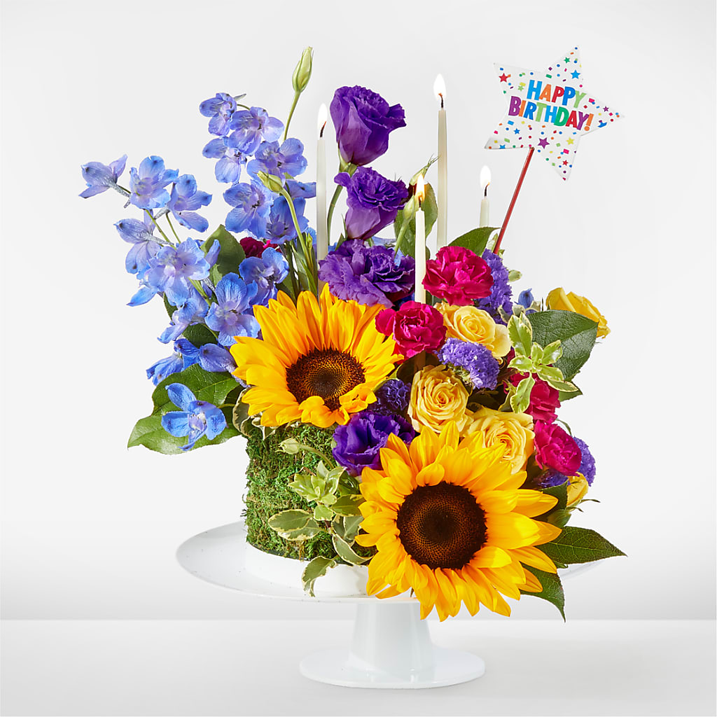 Star of the Day Floral Cake – Garden City Florist, Arlington VA