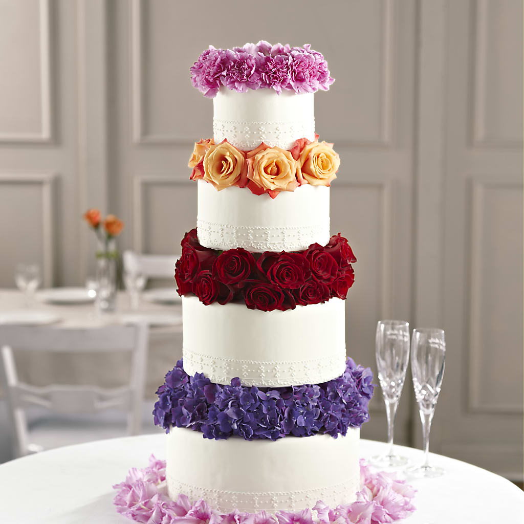 Infinite Love Cake Décor – Garden City Florist, Arlington VA