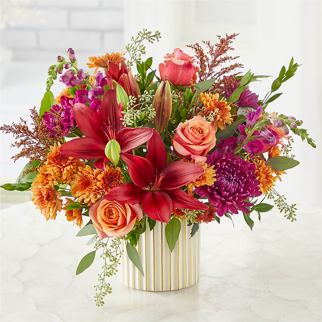 Burgundy Landscape Bouquet –  Garden City Florist, Arlington VA