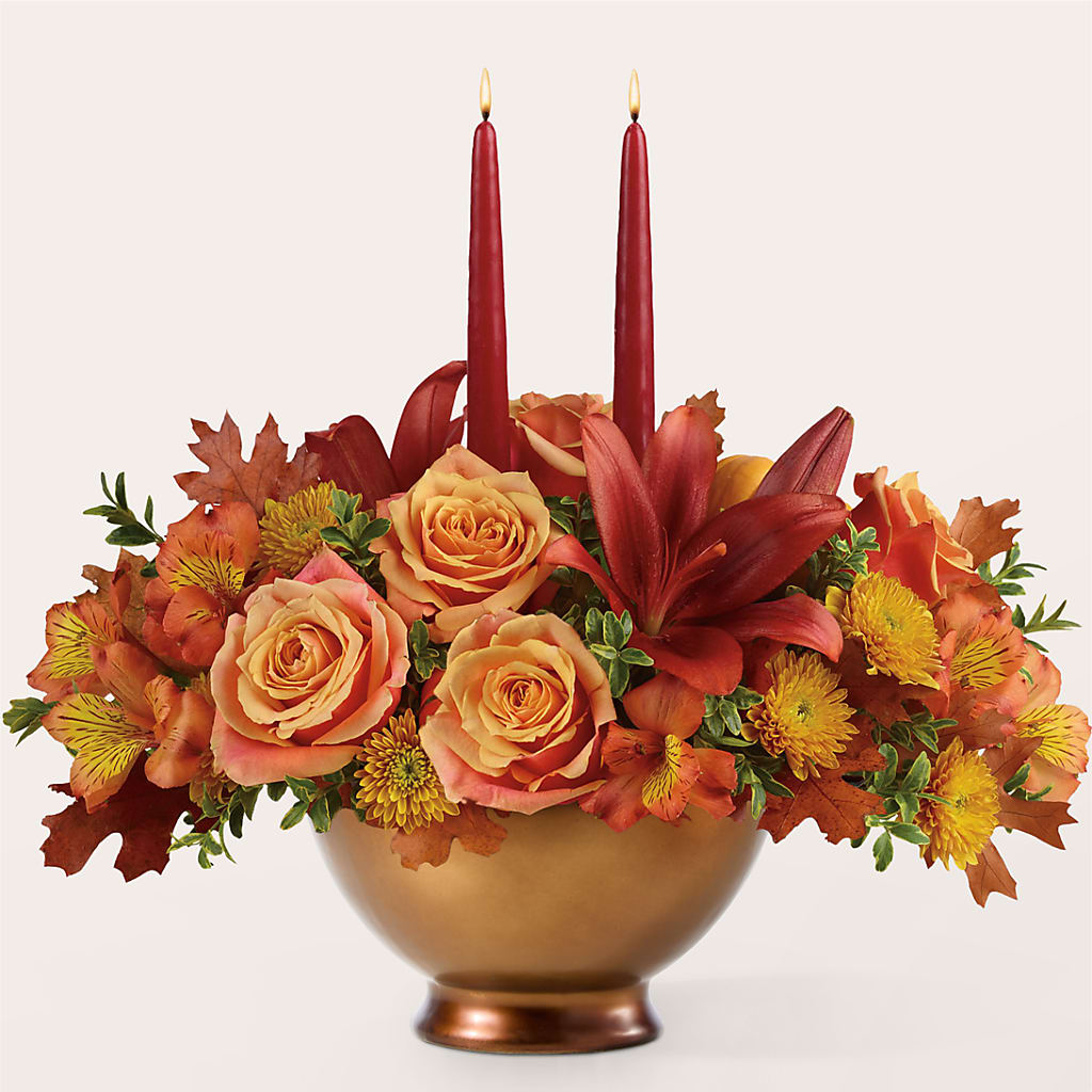 Harvest Table Centerpiece –  Garden City Florist, Arlington VA
