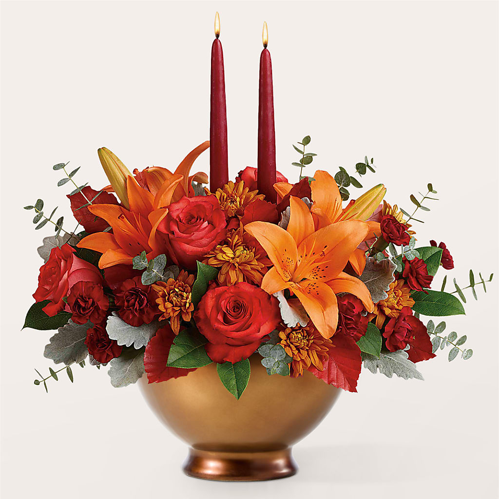 Fruits of Fall Centerpiece –  Garden City Florist, Arlington VA