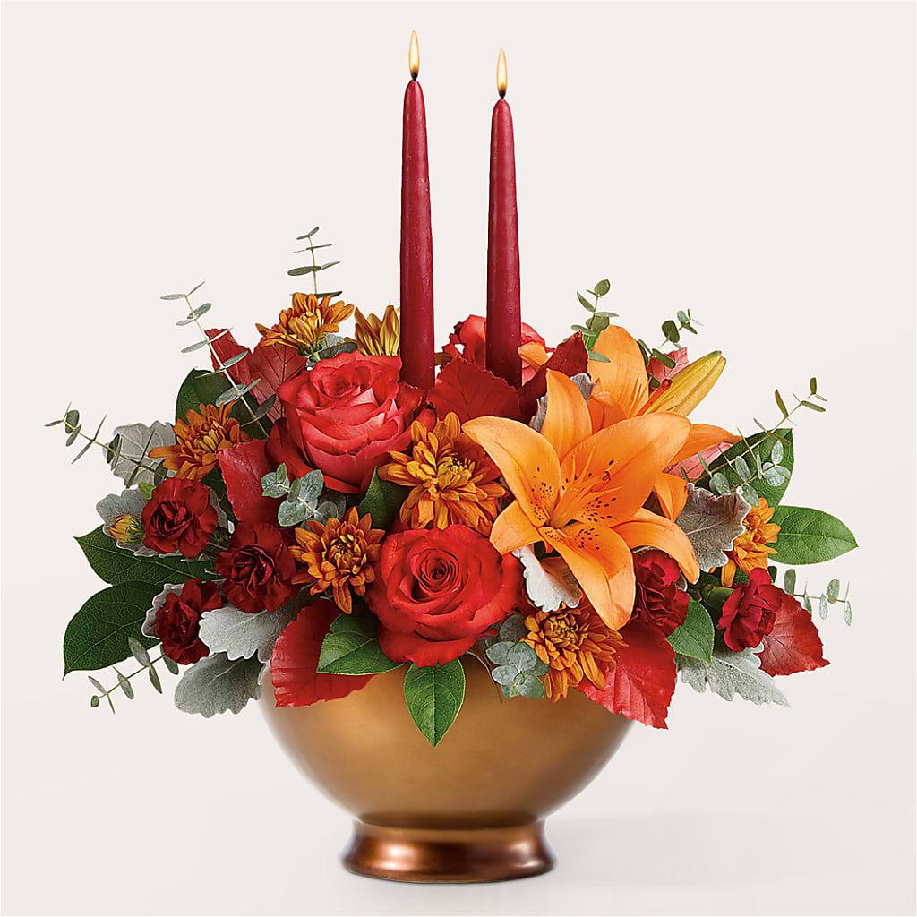 Fruits of Fall Centerpiece –  Garden City Florist, Arlington VA