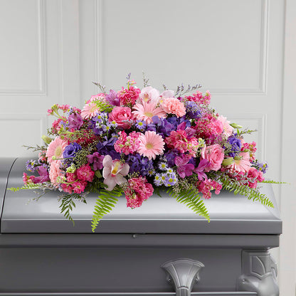 Glorious Garden Casket Spray –  Garden City Florist, Arlington VA