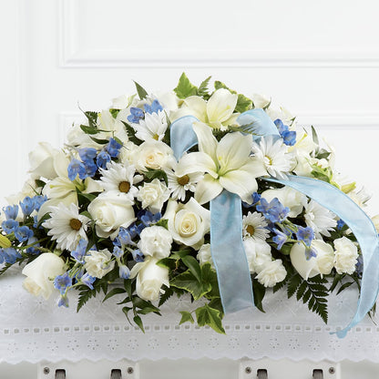 Tender Treasure Casket Spray –  Garden City Florist, Arlington VA