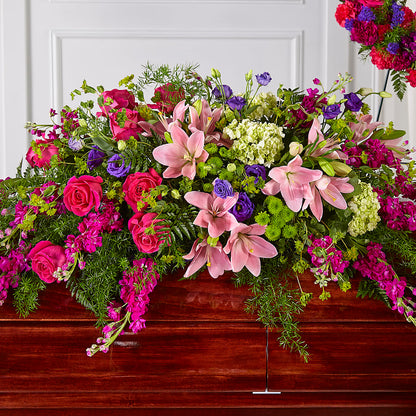 Radiant Tribute Casket Spray –  Garden City Florist, Arlington VA