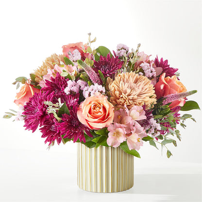 Berry Cobbler Bouquet with Ivory Vase –  Garden City Florist, Arlington VA