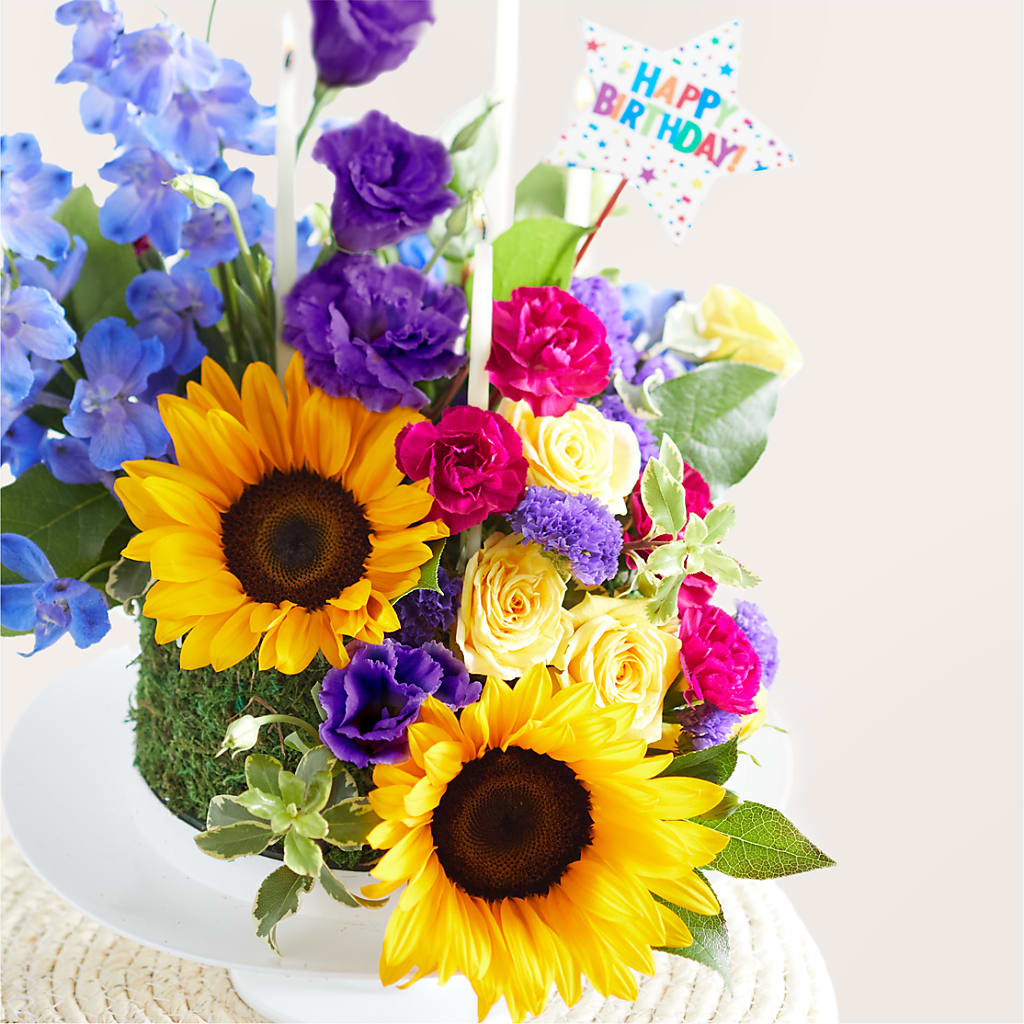 Star of the Day Floral Cake –  Garden City Florist, Arlington VA