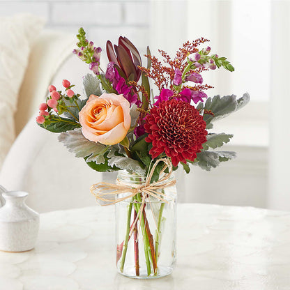 Moody Hues Bouquet –  Garden City Florist, Arlington VA