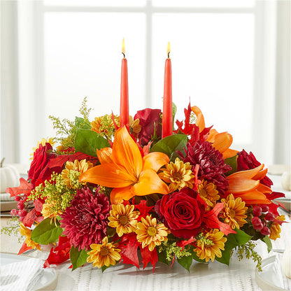 Autumn's Embrace Centerpiece –  Garden City Florist, Arlington VA