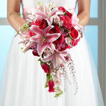 Lily & Rose Bouquet –  Garden City Florist, Arlington VA