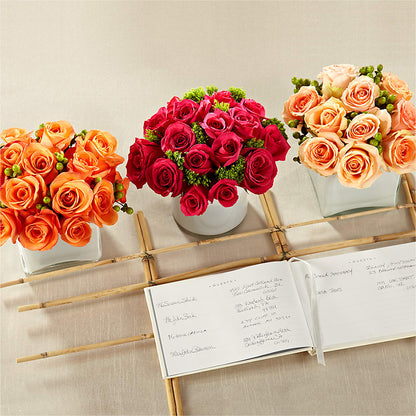 Dawn Rose Centerpiece –  Garden City Florist, Arlington VA